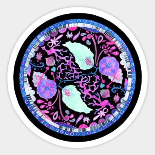 Pink Coral Flower Sticker